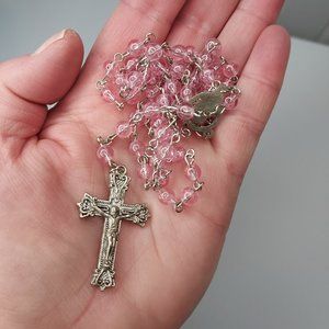 Pink Rosary vintage